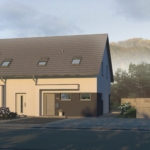 Satteldachhaus mit Garage