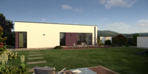 Bungalow mit Balkon