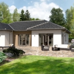 Bungalow mit Gaube