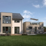 Satteldachhaus mit Garage