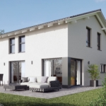 Satteldachhaus mit Erker