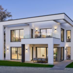 Kubushaus mit Dachterrasse