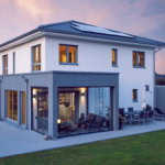 Stadtvilla mit Zeltdach