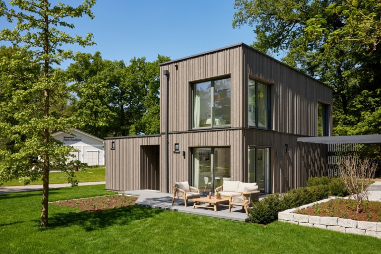 Minihaus OPTION zweigeschossig mit Carport