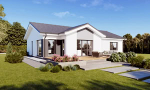 Bungalow Grundriss