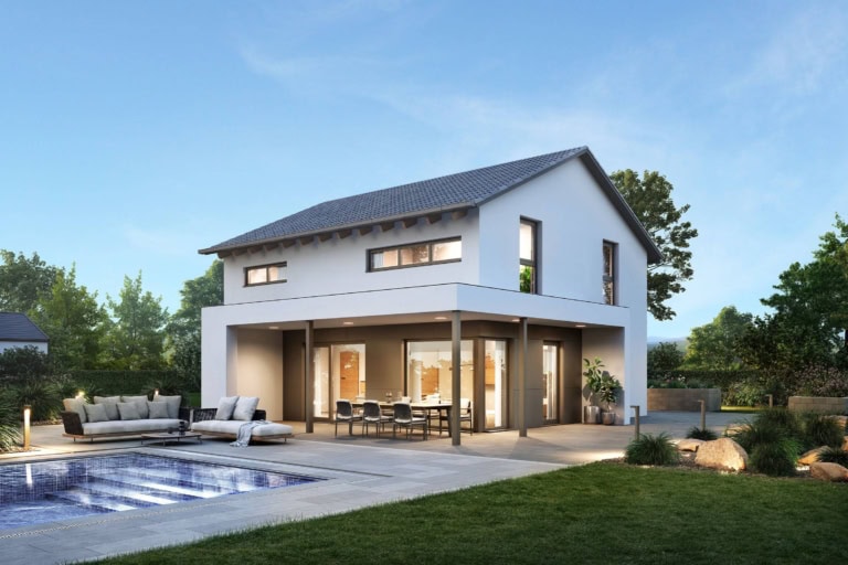 Einfamilienhaus All In One 148 mit Satteldach