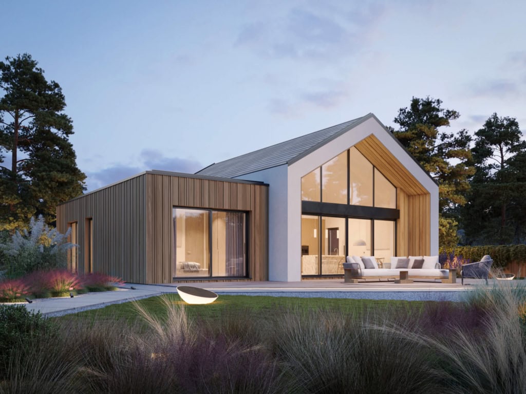 Bungalow Vision 115 mit Satteldach